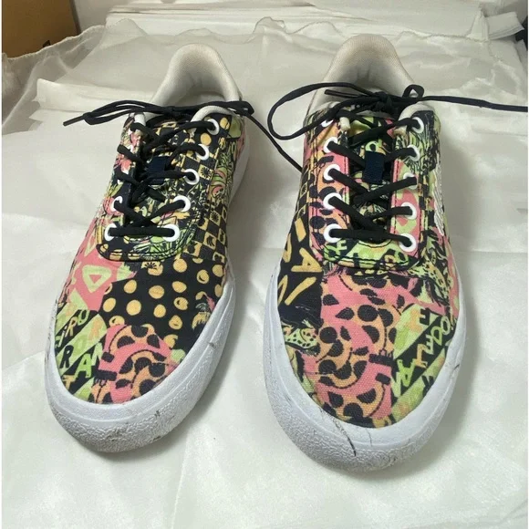 ⬇️🔴 ADIDAS multi colored graphic art sneakers 🎨 - Picture 3 of 6